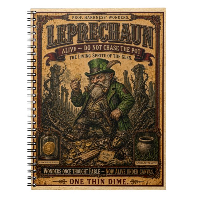 Cuaderno Duende, Monstruo de Circo Antiguo (Frente)