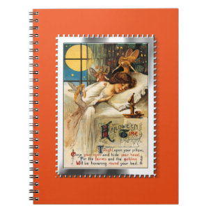 Cuaderno Duendes y hadas nostálgicos de Halloween
