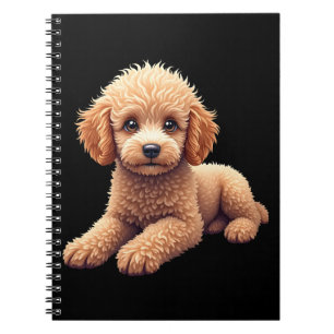 Cuaderno Dueño de perro divertido Poodle amante de animales