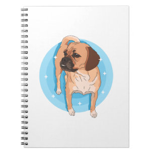 Cuaderno Dueño de perro Puggle Amante de Puggles