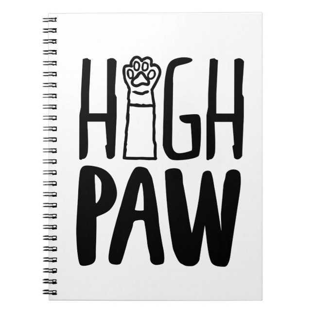 Cuaderno Dueño gracioso de perro de High Paw cita citas de  (Frente)