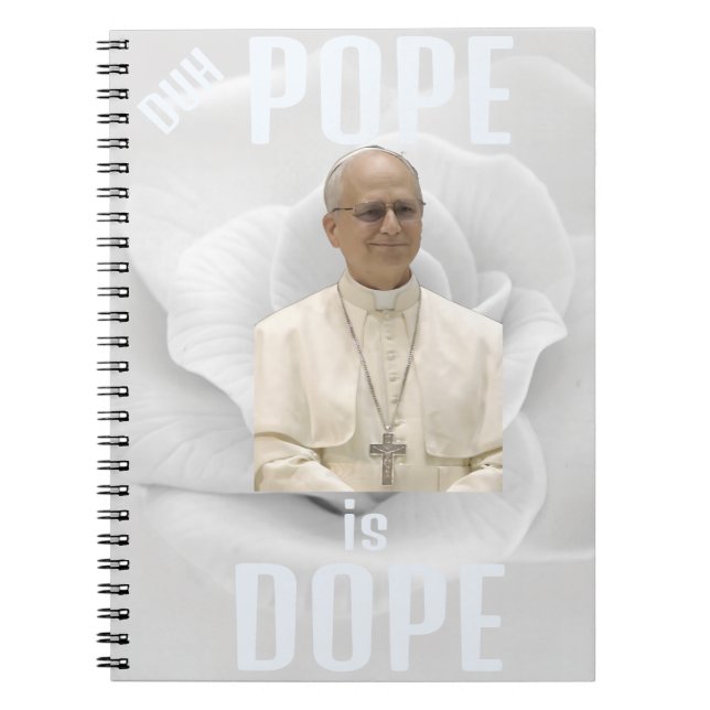 Cuaderno Duh Pope is Dope Notebook (Frente)