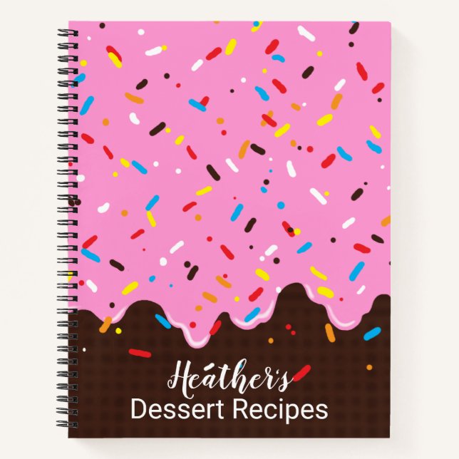 Cuaderno Dulce chocolate rosa (Anverso)