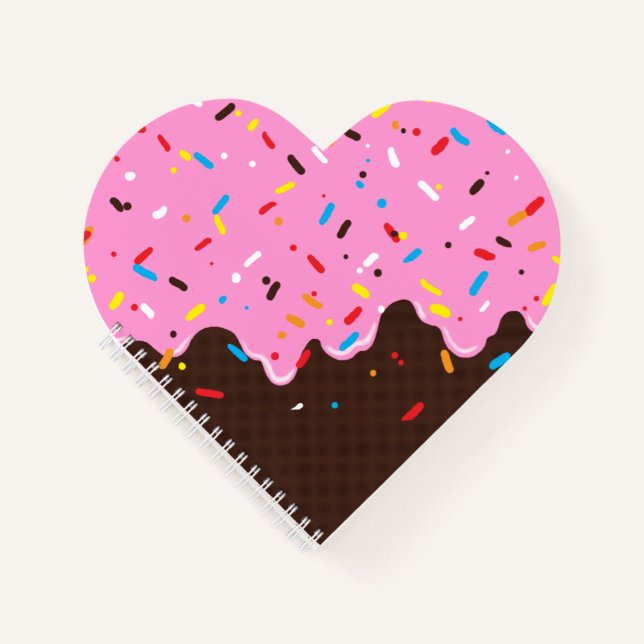 Cuaderno Dulce chocolate rosa (Anverso)