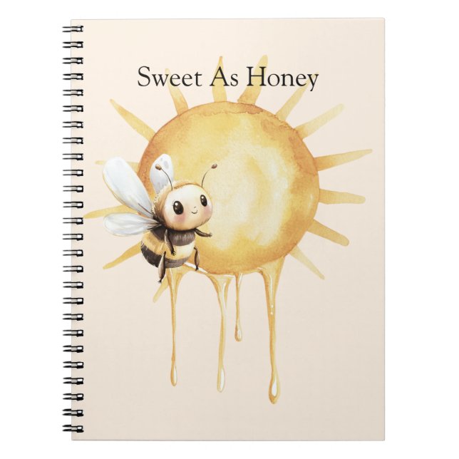 Cuaderno Dulce Como Abeja Feliz Sol Lindo (Frente)