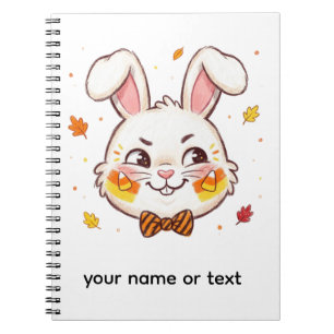 Cuaderno Dulce de Halloween de conejo travieso