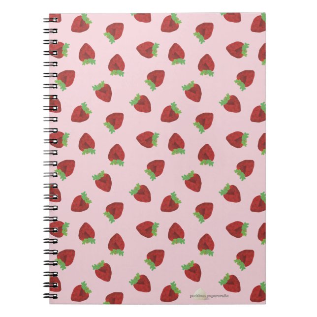 Cuaderno dulce de la fresa (Frente)