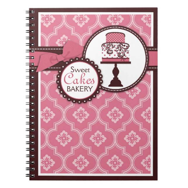Cuaderno dulce del negocio de la torta (Frente)