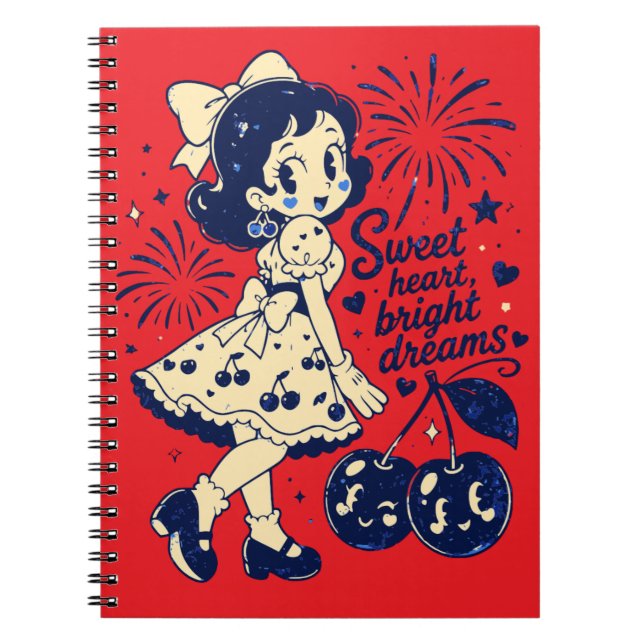 Cuaderno Dulce Día de la Independencia del 4 de Julio (Frente)