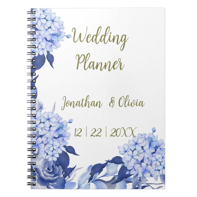 Cuaderno Dulce ducha Primavera Floral Boda (Frente)