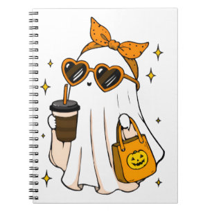 Cuaderno Dulce Fantasma de la Temporada Espeluznante con Ca