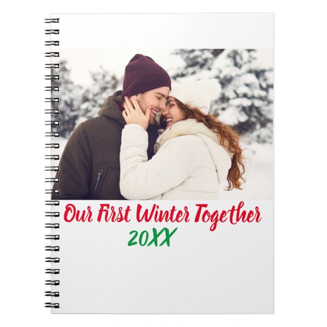 Cuaderno Dulce Foto y Texto Personalizados Modernos (Frente)