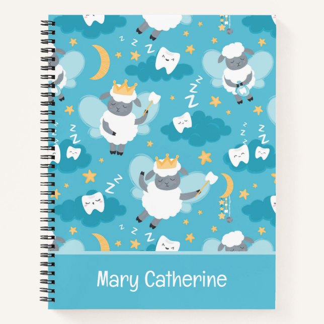 Cuaderno Dulce Hada de los Dientes de Oveja Dentista Higien (Anverso)