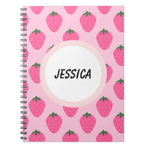 Cuaderno Dulce inspiración : Fresa personalizada