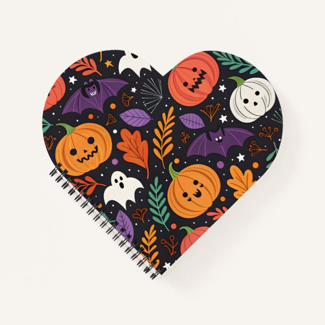 Cuaderno Dulce patrón mágico de Halloween (Anverso)