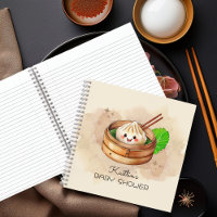 Dulce pequeño Dumpling Kwai Baby Shower Guest Book