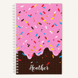 Cuaderno Dulce regalo de chocolate rosa