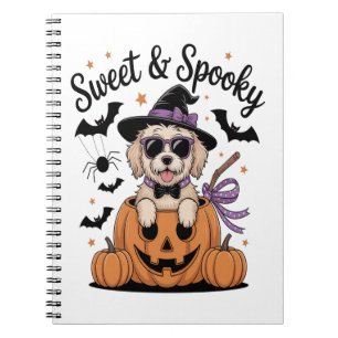 Cuaderno Dulce y espeluznante Halloween para perros