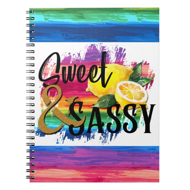 Cuaderno Dulce y Sassy (Frente)