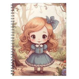 Cuaderno Dulces Aventuras de Alice en el País de las Maravi