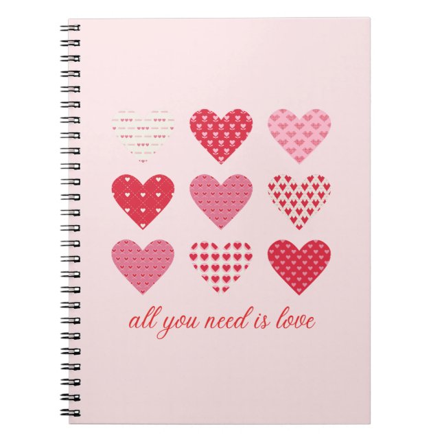 Cuaderno Dulces corazones de San Valentín 2023 (Frente)