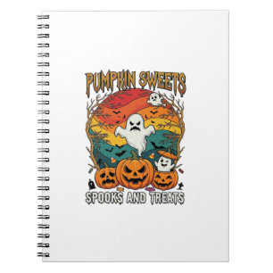 Cuaderno Dulces De Calabaza Espeluznantes Halloween Fantasm