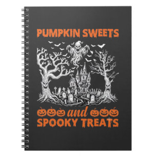 Cuaderno Dulces de Calabaza Golosinas Espeluznantes Castill