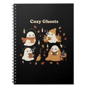 Cuaderno Dulces Fantasmas Acogedores de Otoño Halloween Kaw
