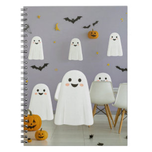 Cuaderno Dulces Fantasmas Espeluznantes de Halloween