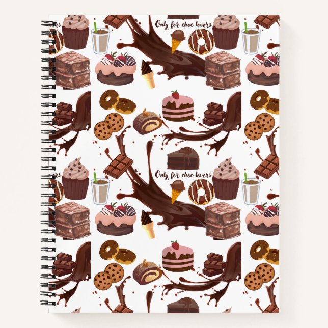 Cuaderno Dulces y postres con sabor a chocolate (Anverso)