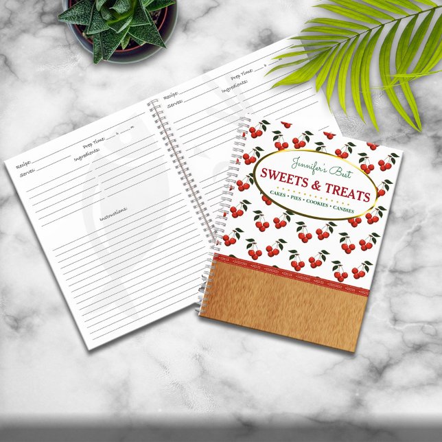 Cuaderno Dulces y Tratamientos Receta Personalizada (Subido por el creador)
