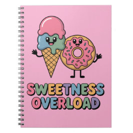 Cuaderno Dulzura Extrema | Donut y Helado para Niños