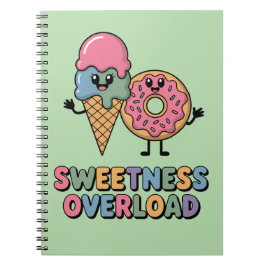 Cuaderno Dulzura Overload | Donut y Helado para Niños