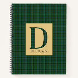 Cuaderno Duncan Tartan Monogram D