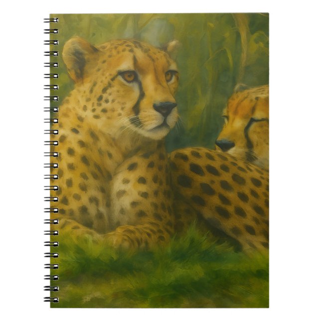 Cuaderno Dúo del queso en reposo en los bosques (Frente)