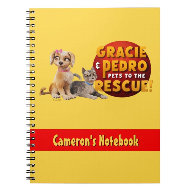 Cuaderno Dúo Dinámico Gracie & Pedro (Frente)
