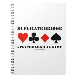 Cuaderno Duplicar un puente a un juego psicológico