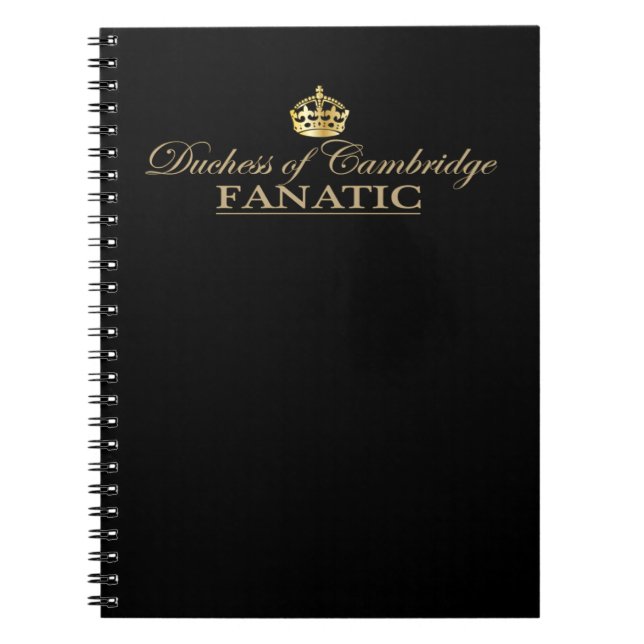 Cuaderno Duquesa de Cambridge Fanatic (Frente)