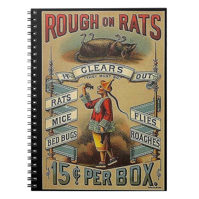Cuaderno duro con las ratas (Frente)