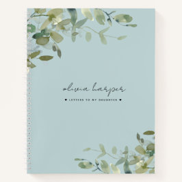 Cuaderno Duste Blue Botanical Letters to Daughter Journal