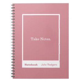 Cuaderno Dusty Pink Block Quote Classic Notebook