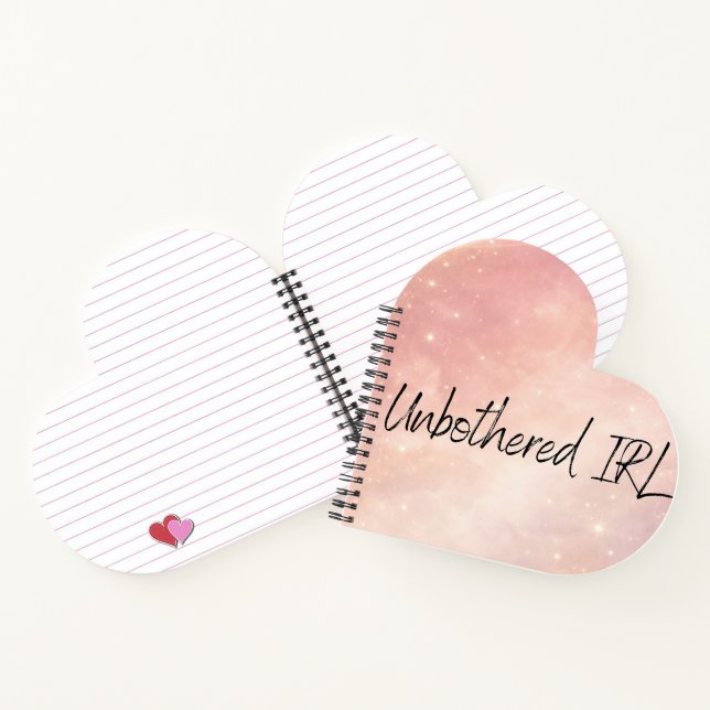 Cuaderno Dusty rose and moon milk AI art  (Interior)