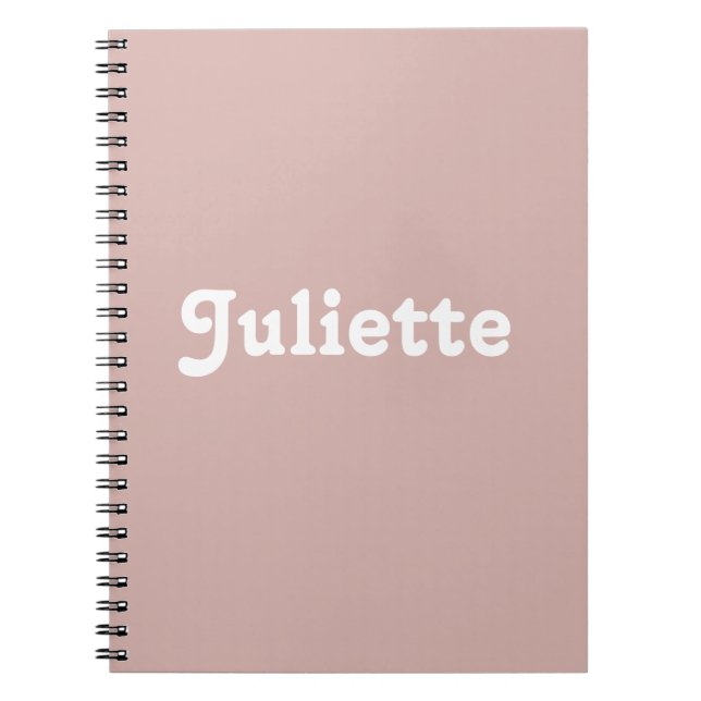 Cuaderno Dusty Rubor (Frente)