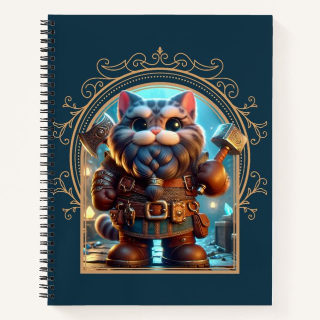 Cuaderno Dwarf Fantasy Adventure (Anverso)