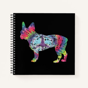 Cuaderno Dye De Silueta De Bulldog Francés Para Perro Lover