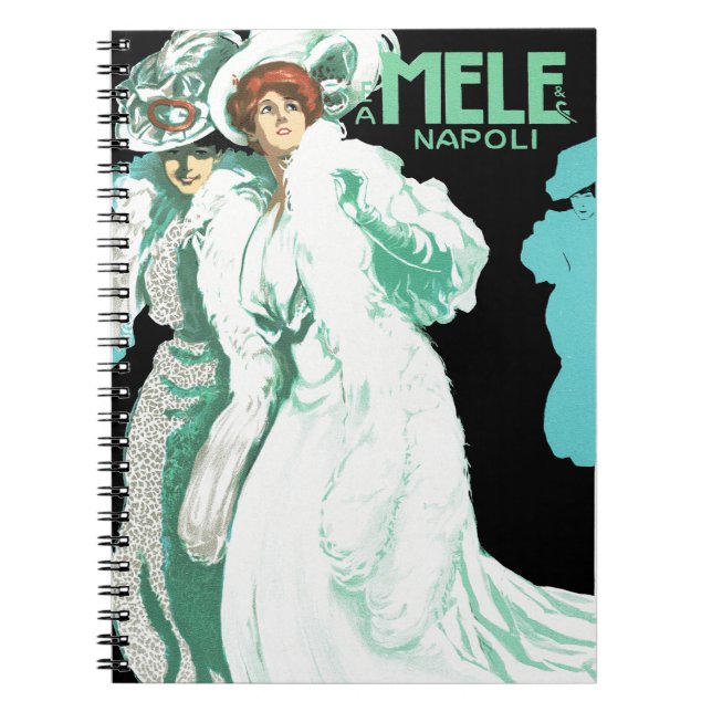 Cuaderno E. A. Mele ~ Mujeres en blanco (Frente)