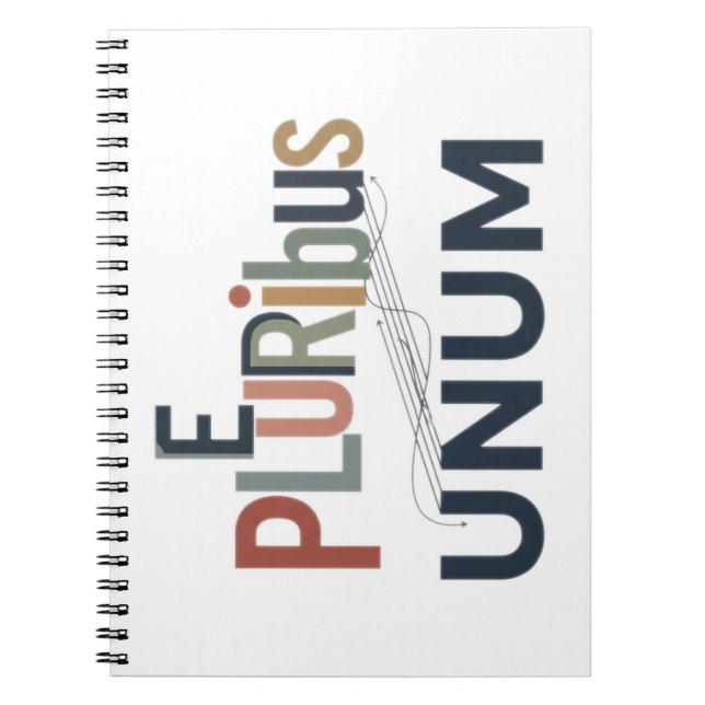 Cuaderno "E Pluribus Unum" - Diseño para la Unidad (Frente)