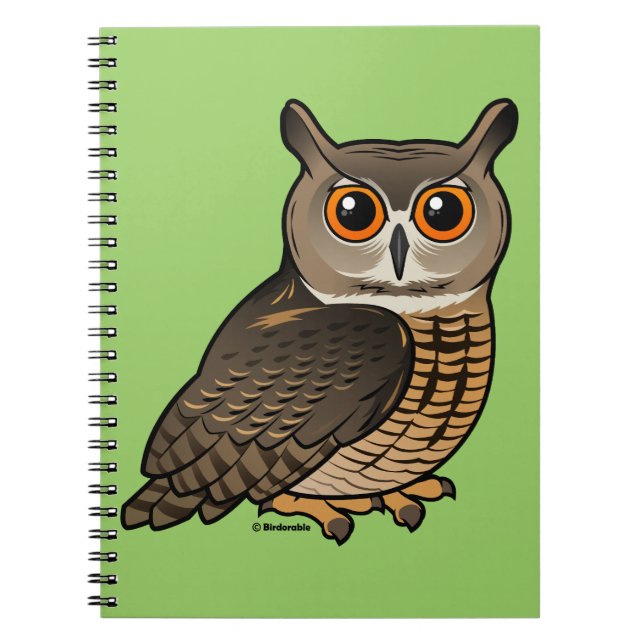 Cuaderno Eagle-Búho eurasiático (Frente)