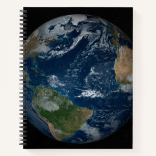 Cuaderno Earth With Clouds And Sea Ice