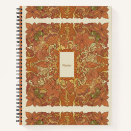 Cuaderno Earthy Boho Burnt Orange Mandalas Journal
